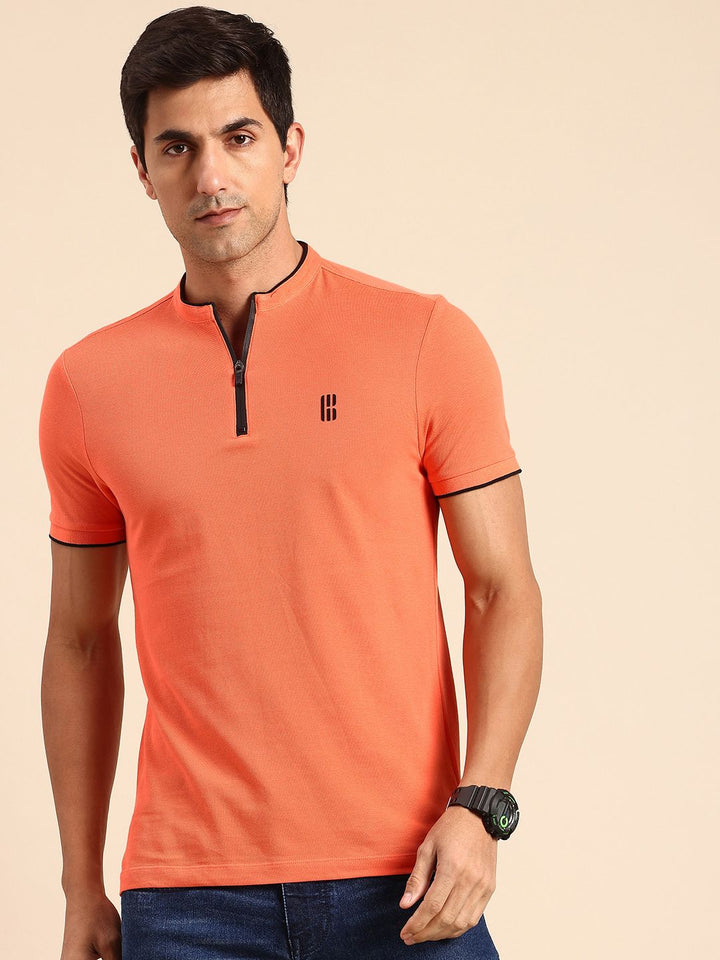 Being Human Solid Pure Cotton T-shirt