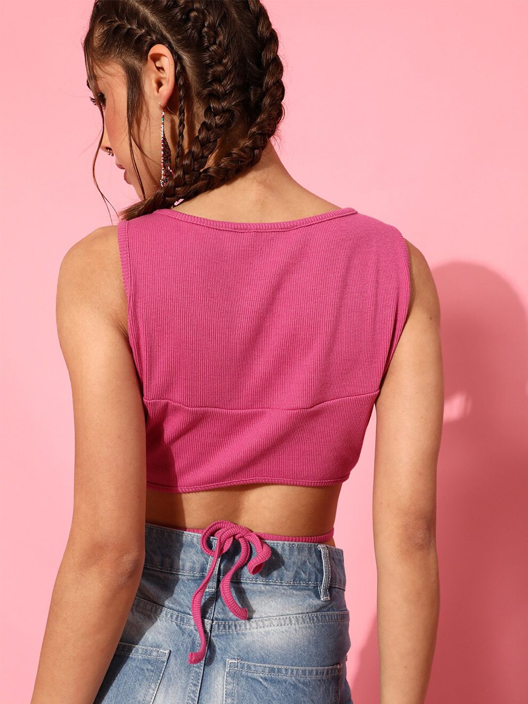 STREET 9 Women Pretty Pink Solid Top