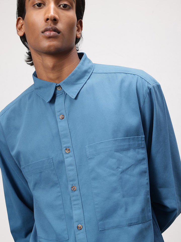ether 365 Essentials Spread Collar Casual Shirt