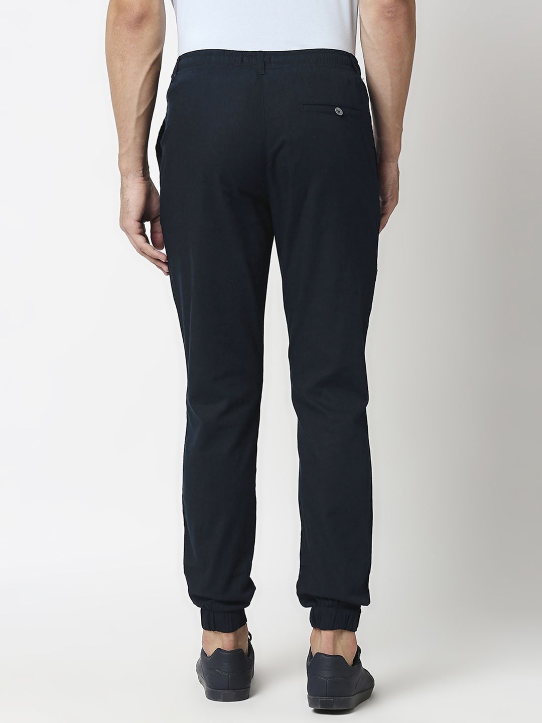 Bewakoof Men Navy Blue Joggers