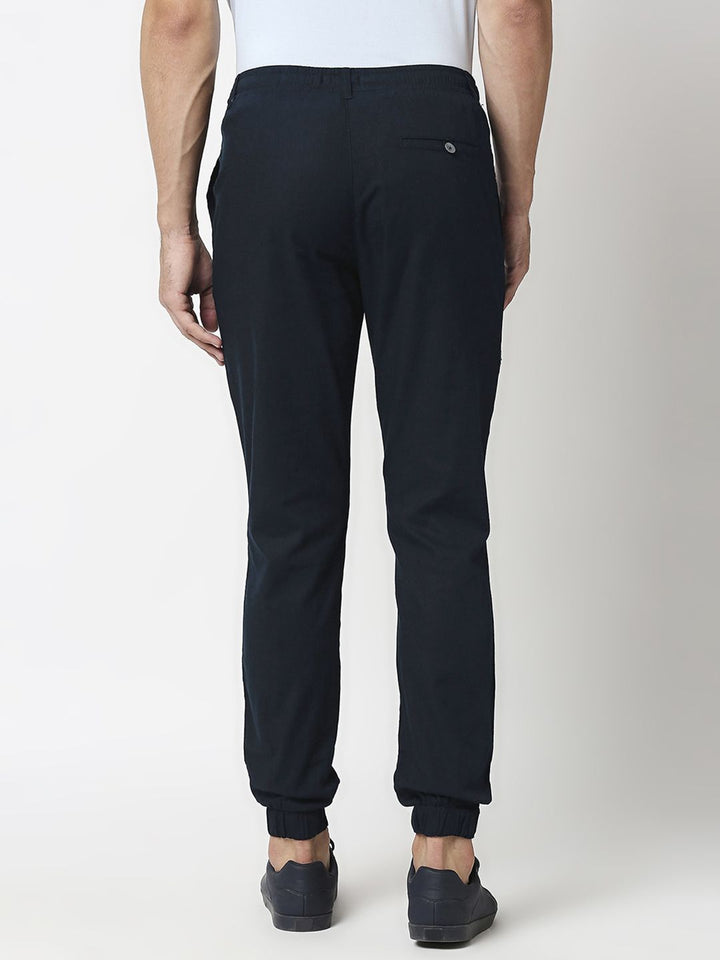 Bewakoof Men Navy Blue Joggers