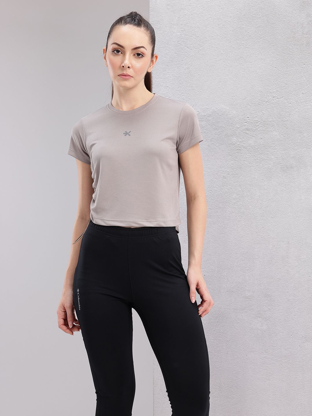 HRX by Hrithik Roshan Ruched Toggle Hem Running T-shirt