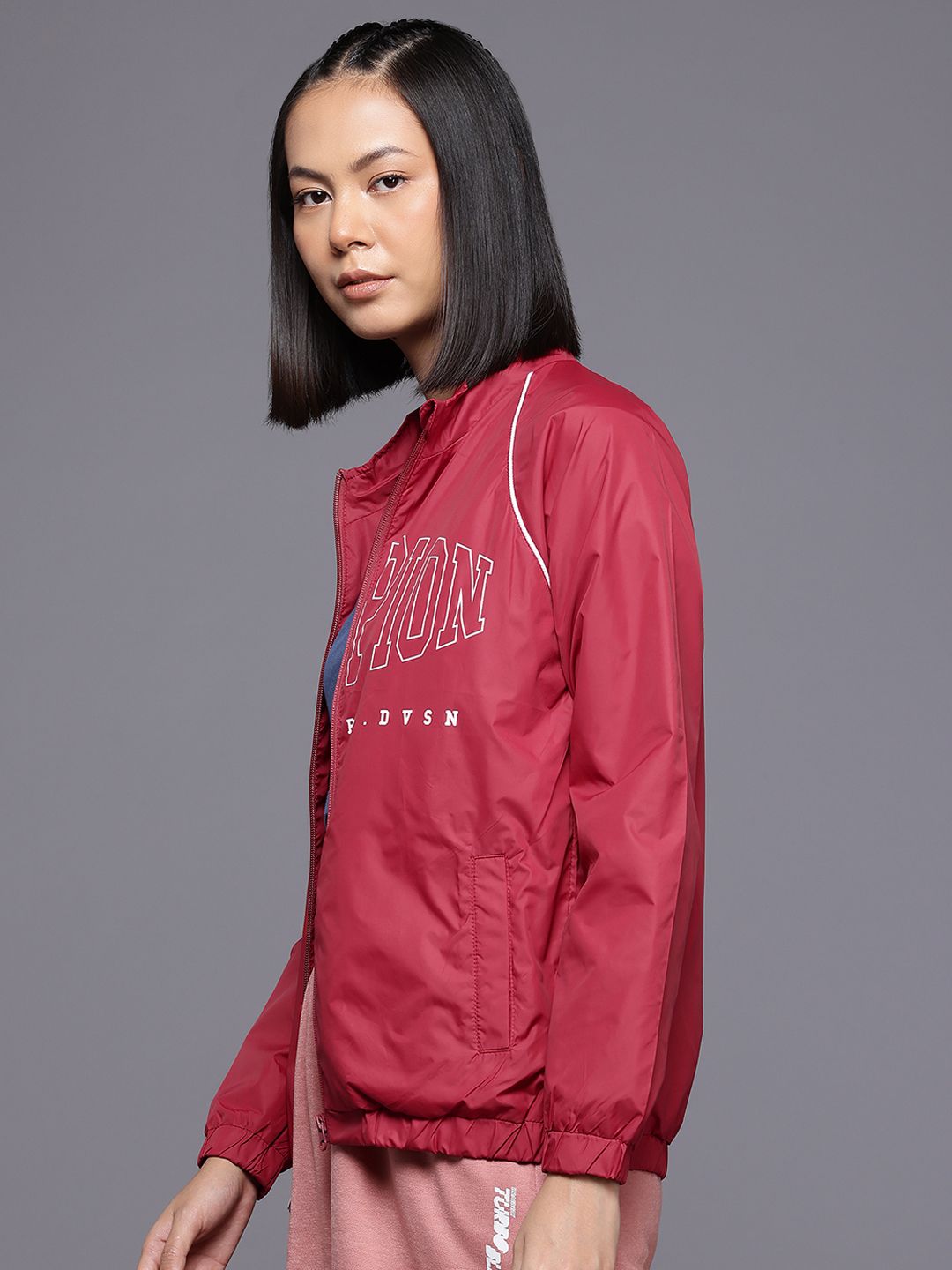 HRX by Hrithik Roshan Typography Printed Jacket