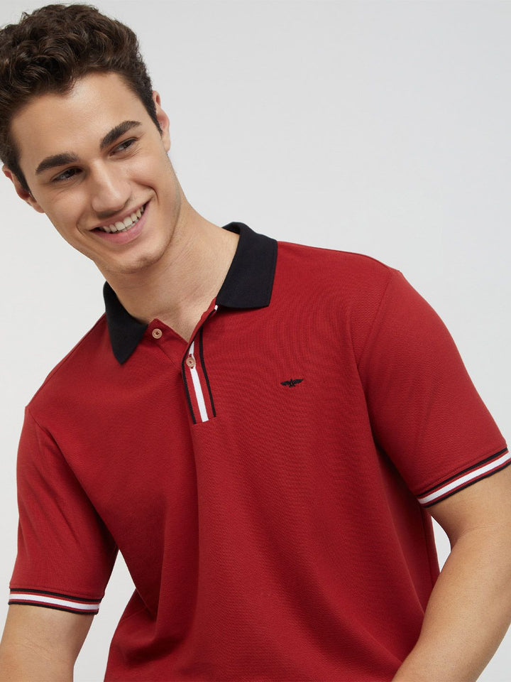 Park Avenue Polo Collar Slim Fit T-shirt