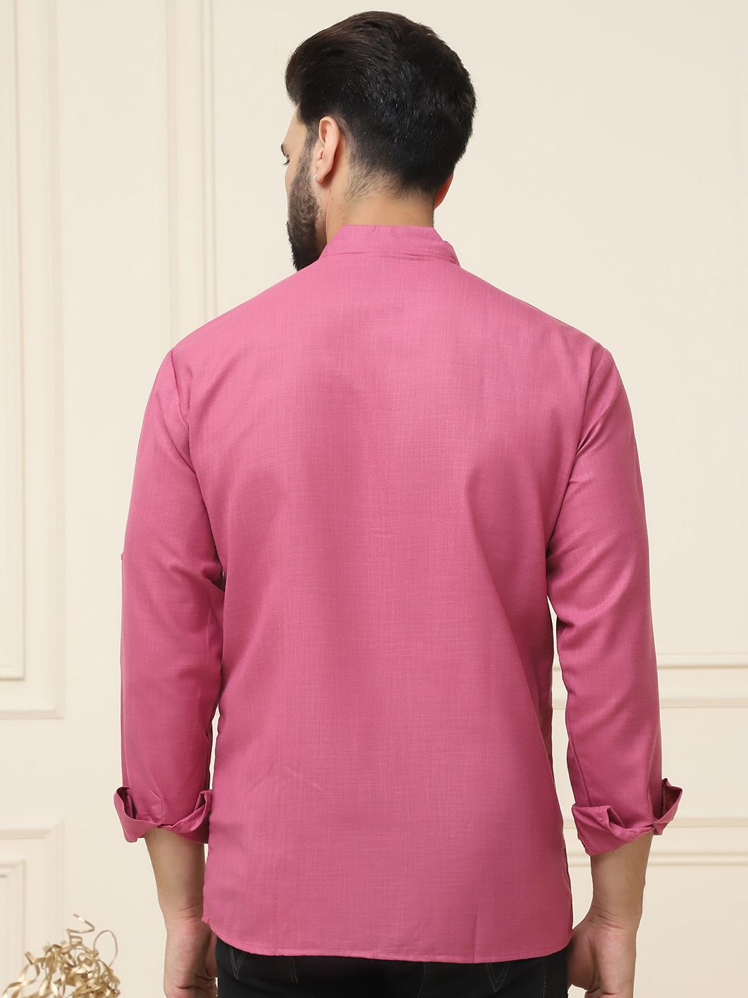SOJANYA Men Pink Kurta