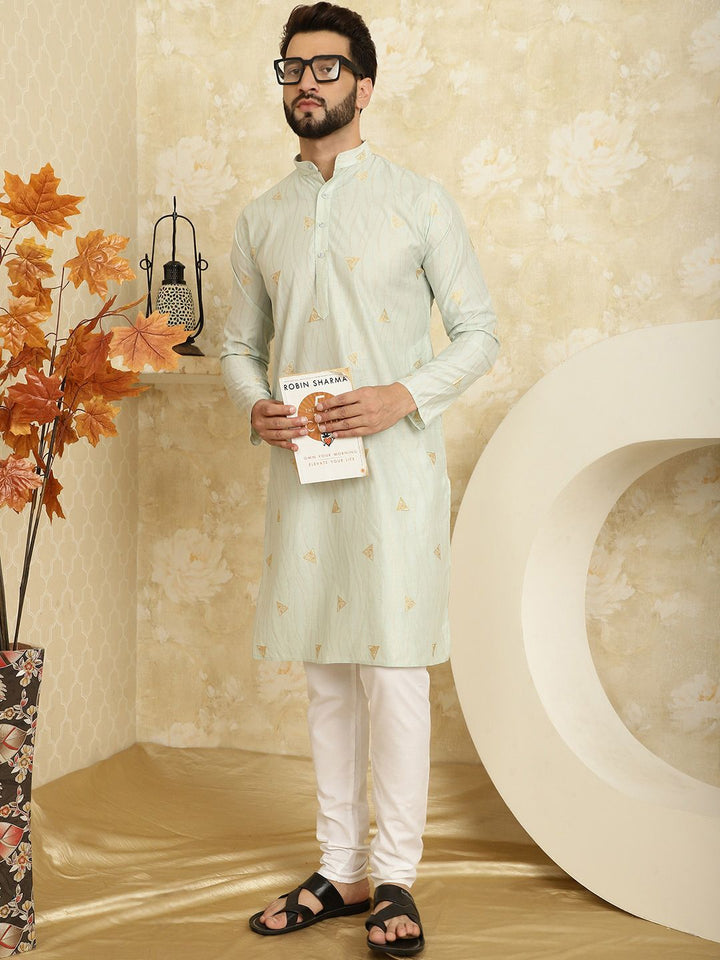 SOJANYA Printed Regular Kurta with Churidar