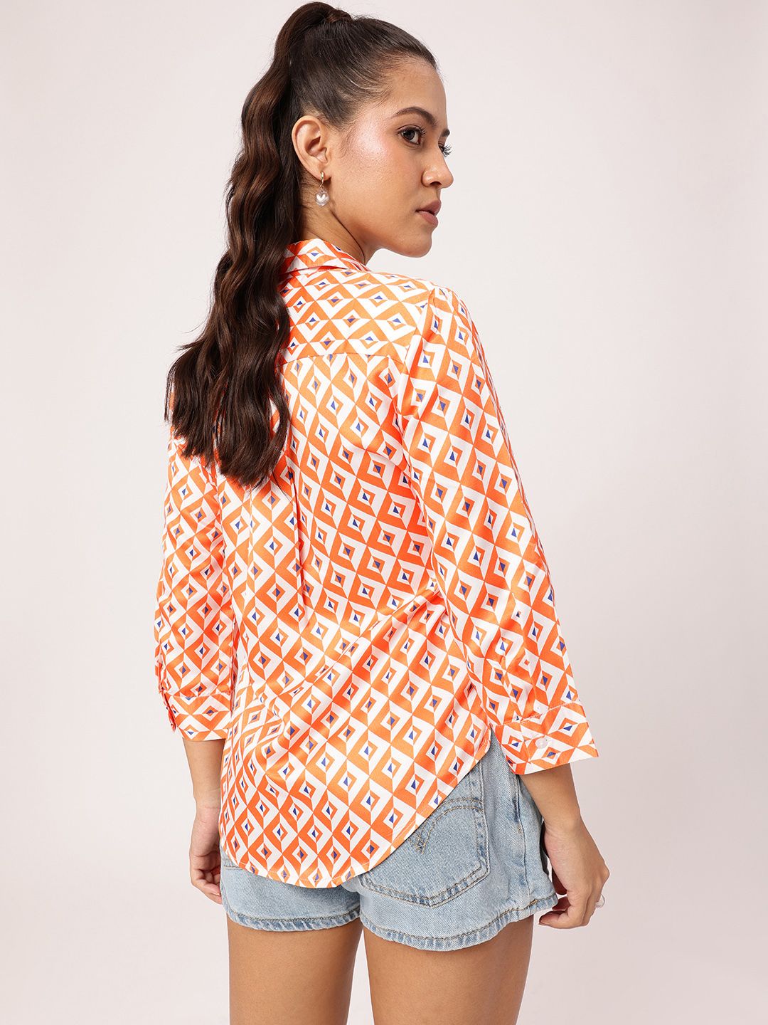 DressBerry Triangle of Awesomeness Shirt Style Wrap Top