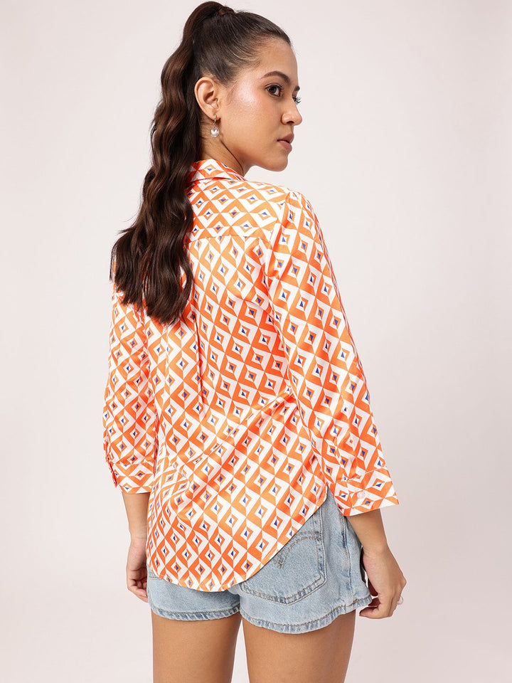 DressBerry Triangle of Awesomeness Shirt Style Wrap Top