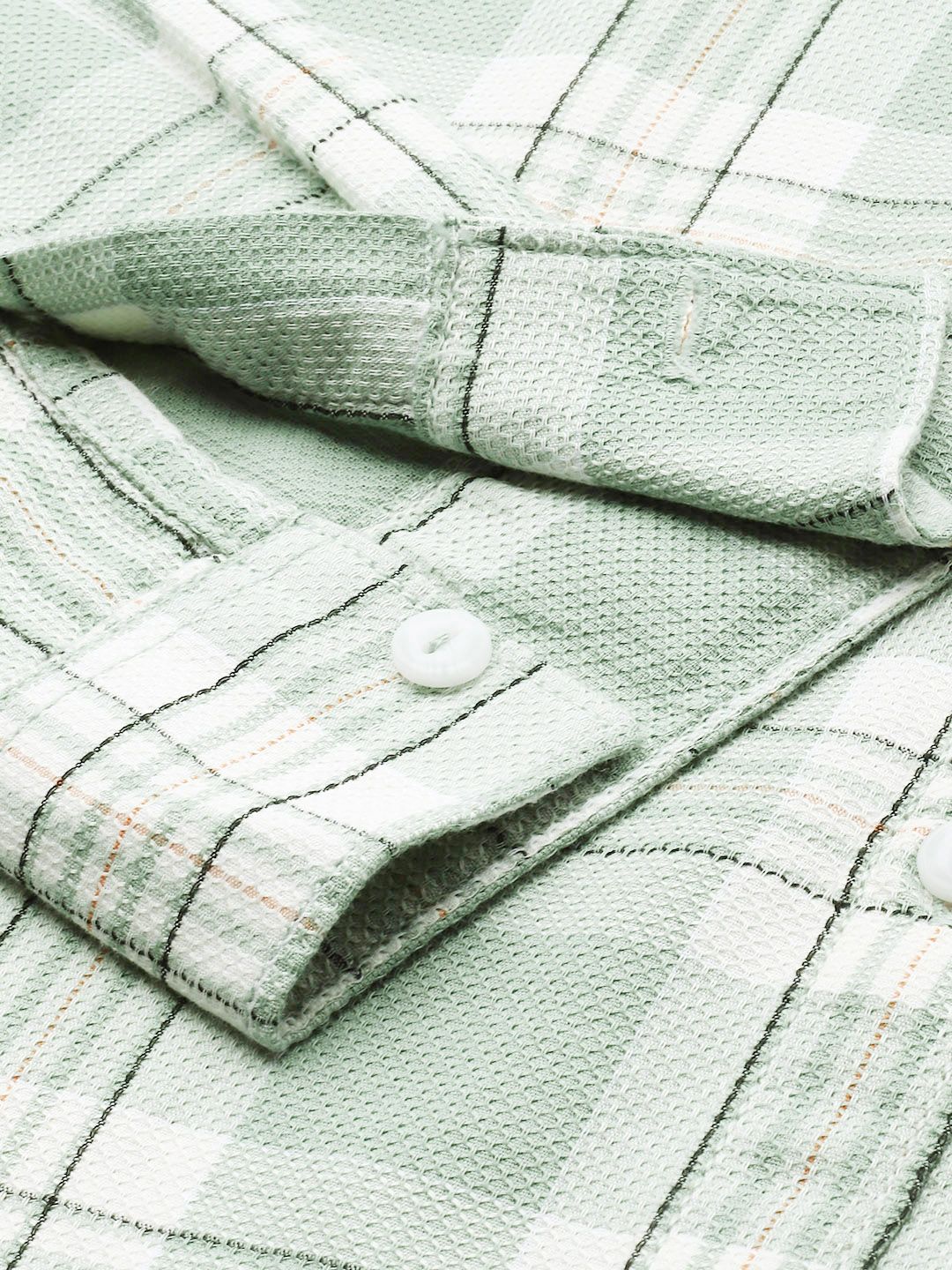 SPYKAR Pure Cotton Slim Fit Tartan Checks Opaque Casual Shirt