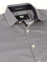 Thomas Scott Classic Slim Fit Micro Ditsy Printed Cotton Formal Shirt