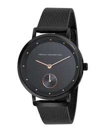 French Connection Women Stainless Steel Bracelet Style Straps Analogue Watch FCW09BM