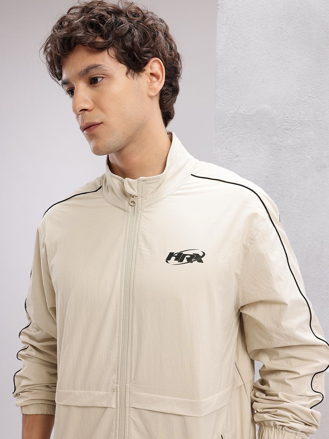 HRX by Hrithik Roshan Paneled Tailored Jacket