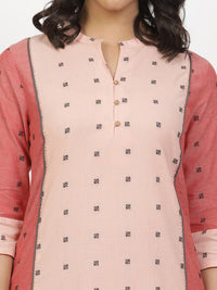 W Ethnic Motifs Embroidered Regular Thread Work Kurta with Trousers