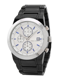 French Connection Men Dial & Bracelet Style Straps Chronograph Watch FCW11BM