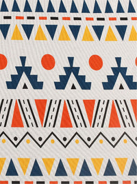 URBAN SPACE Geometric Printed Pure Cotton Square Table Cover