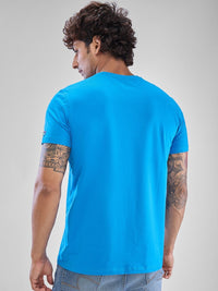 SPYKAR Men Typography Printed Slim Fit Round Neck T-shirt