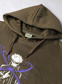 ADRO Men Printed Hooded Sweatshirt