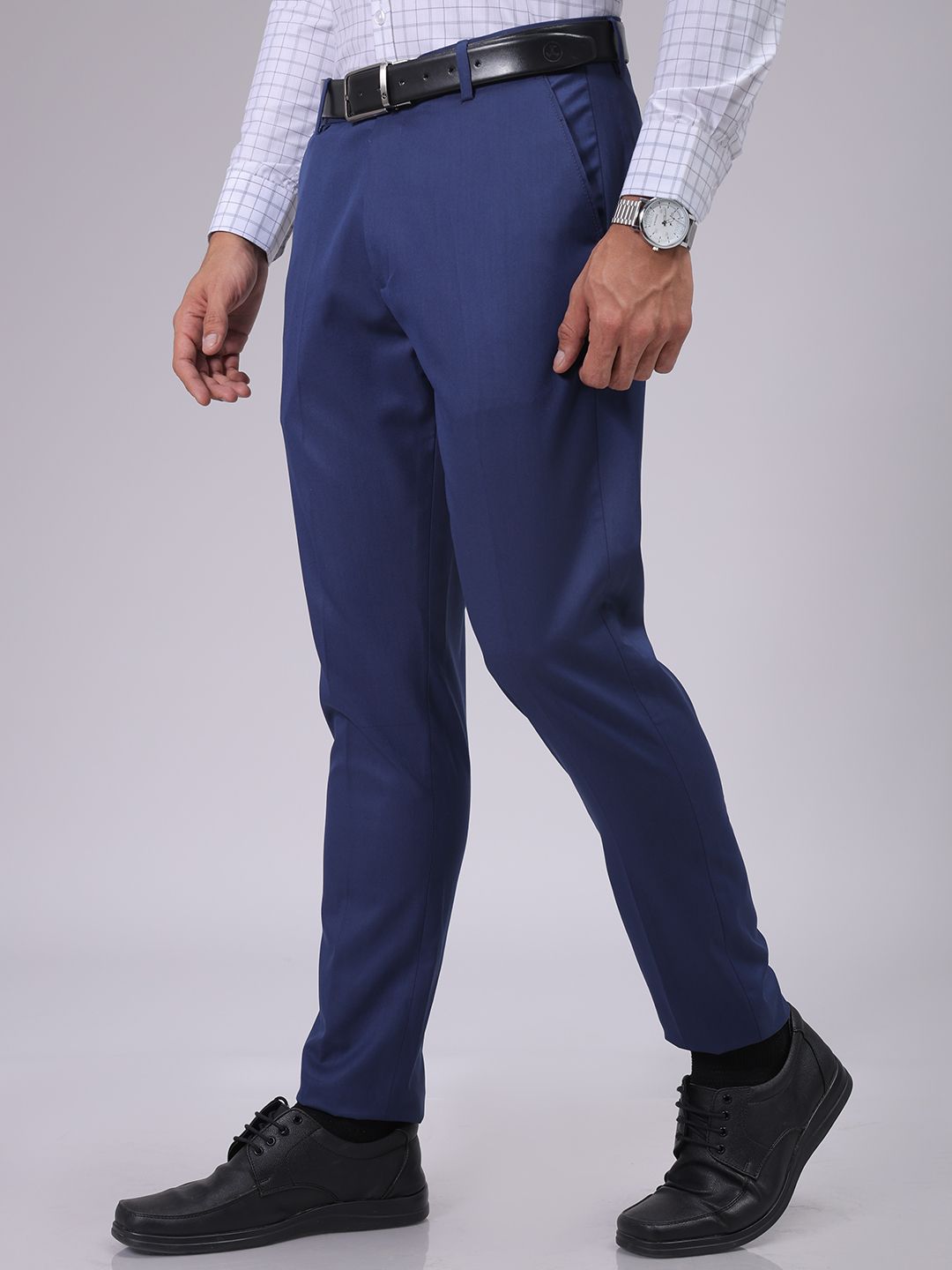 The Indian Garage Co. X Luxe Men Slim Fit Formal Trousers