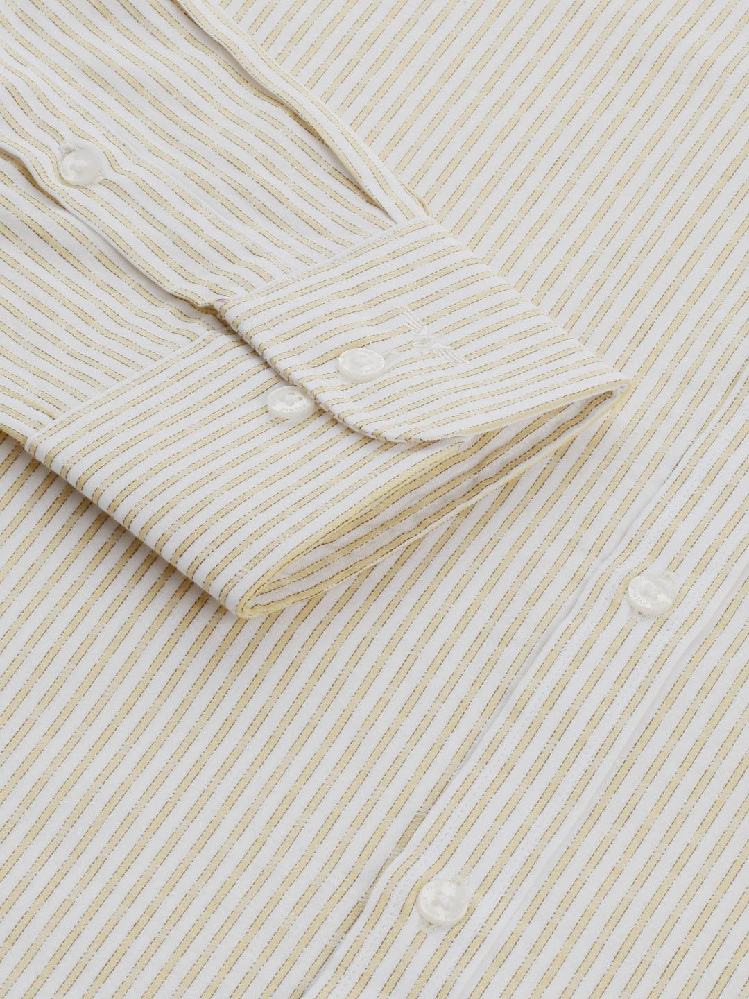 Park Avenue Men Pure Cotton Slim Fit Striped Formal Shirt