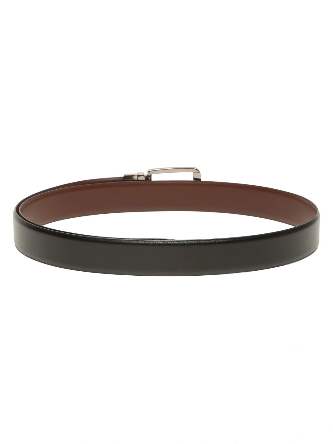 Teakwood Leathers Men Textured Leather Reversible Belt