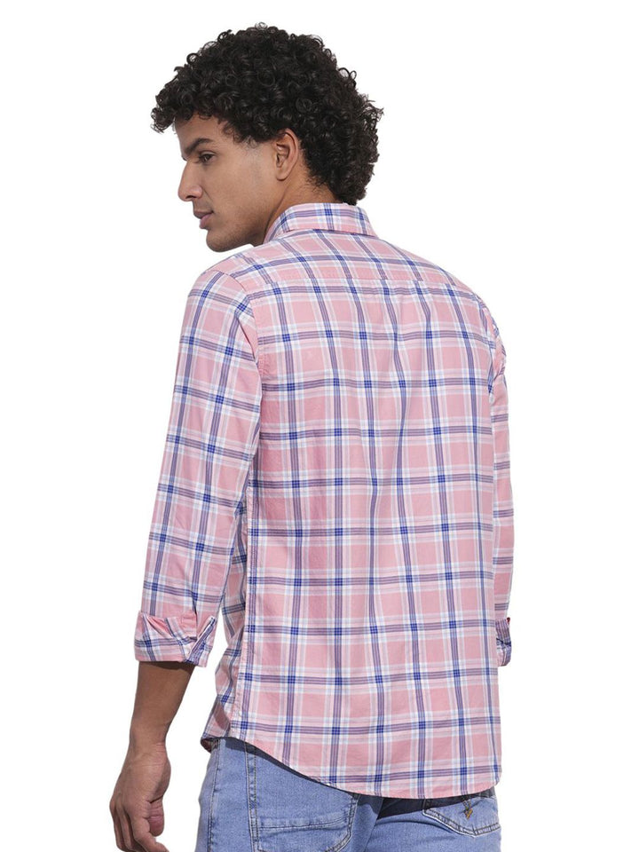 Being Human Men Classic Opaque Checked Casual Shirt