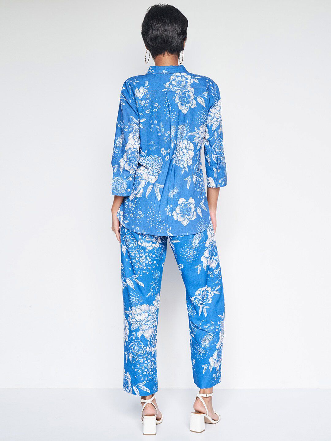 AND Floral Printed Shirt With Trousers