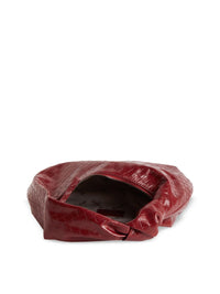 Berrylush Red Textured Handheld Bag