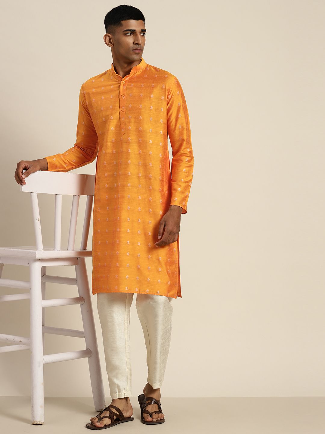 SOJANYA Kurta Katun Sutera Motif Etnik