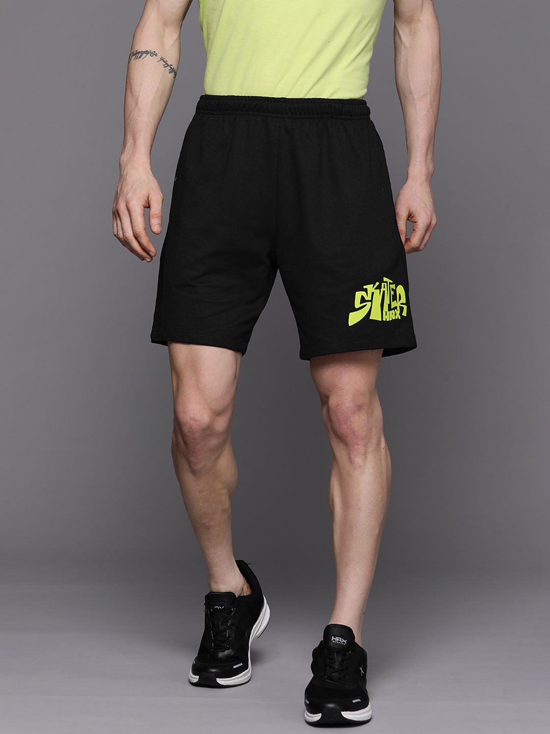 HRX by Hrithik Roshan Men Printed Detail Lifestyle Shorts