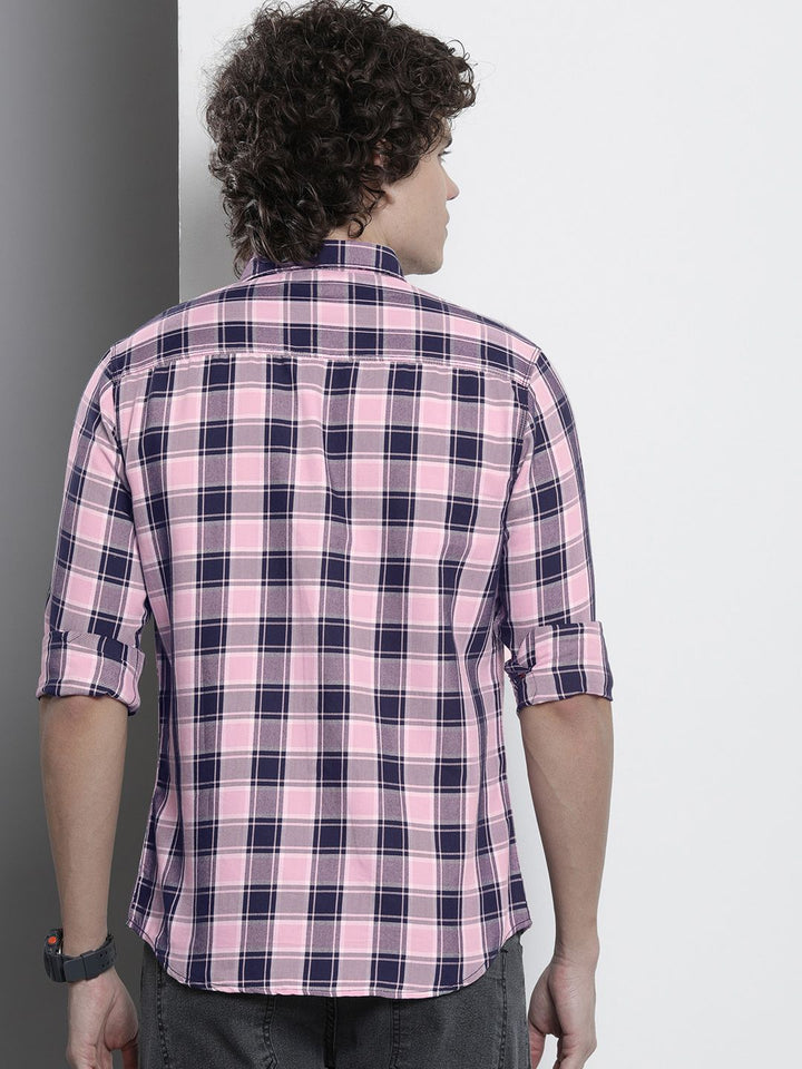 The Indian Garage Co Men Checked Casual Shirt