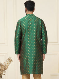 SOJANYA Geometric Silk Cotton Kurta
