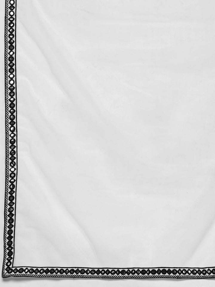 Indo Era Women Embroidered Regular Thread Work Kurta with Trousers & Dupatta