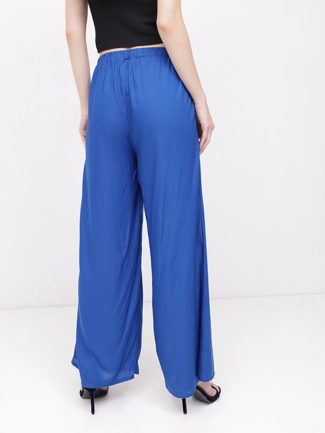 DressBerry Women Elevated Basics Wide Leg Trousers