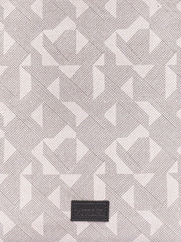 Zouk Men Backpack Rintangan Air Bercetak Geometri Sehingga 16 Inci