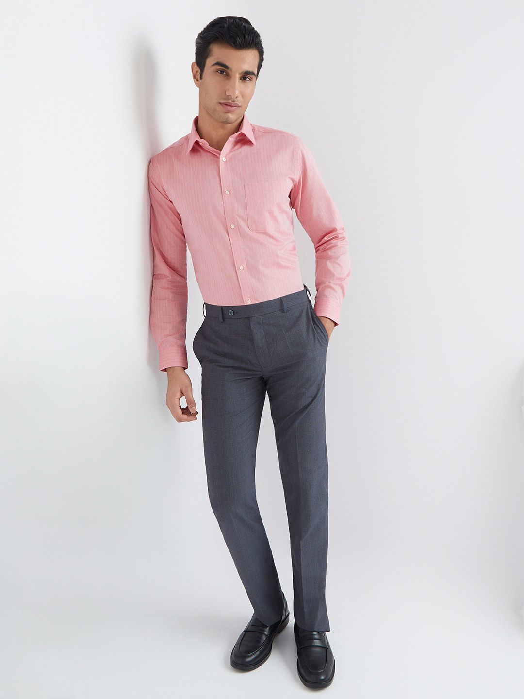 Raymond Slim Fit Opaque Formal Shirt