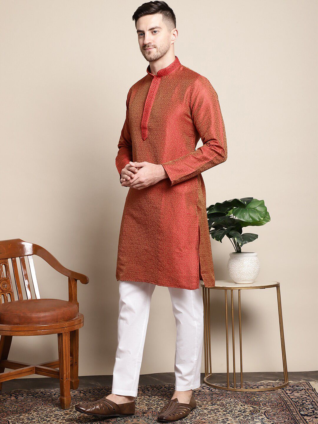 Anouk Regular Kurta With Pyjamas