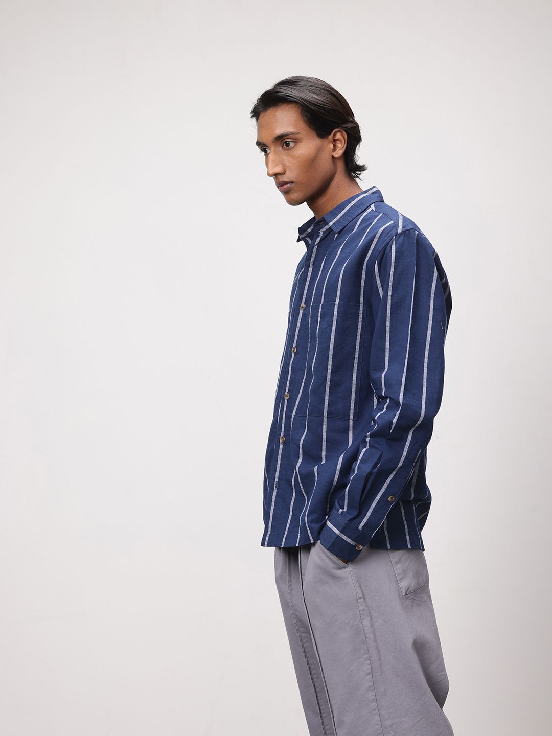 ether 365 Essentials Striped Casual Shirt