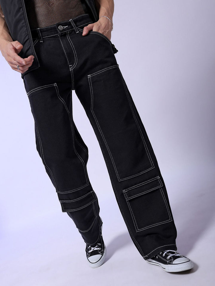 The Indian Garage Co Men Relaxed Fit Mid Rise Jeans