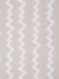 KLOTTHE Beige Chevron 300 TC Cadar King Halus dengan 2 Sarung Bantal-250 x 225 cm