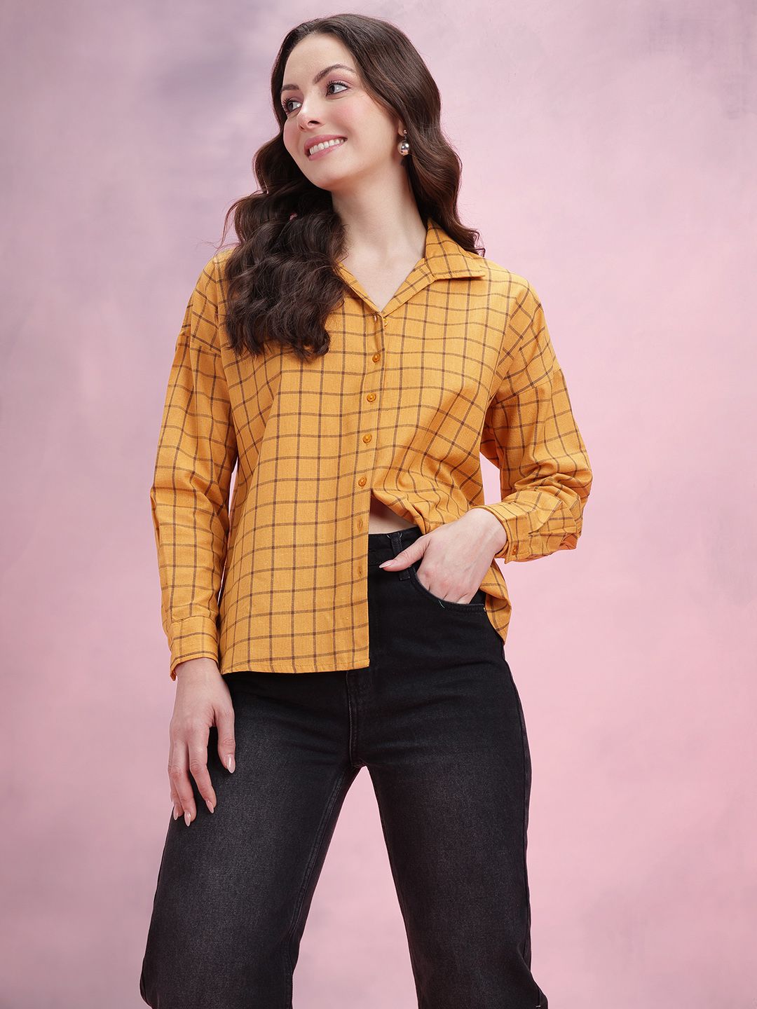 DressBerry Checked Casual Shirt