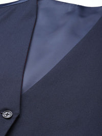 Park Avenue Self Design Single Breasted Super Slim Fit 3-Peice Suit