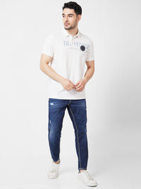 SPYKAR Men Cotton Kano Slim Fit Low Distressed Light Fade Jeans