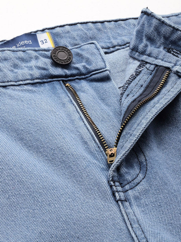 Bene Kleed Men Pure Cotton Straight Fit Cargo Style Jeans