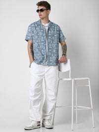 VASTRADO Men Classic Opaque Printed Casual Shirt
