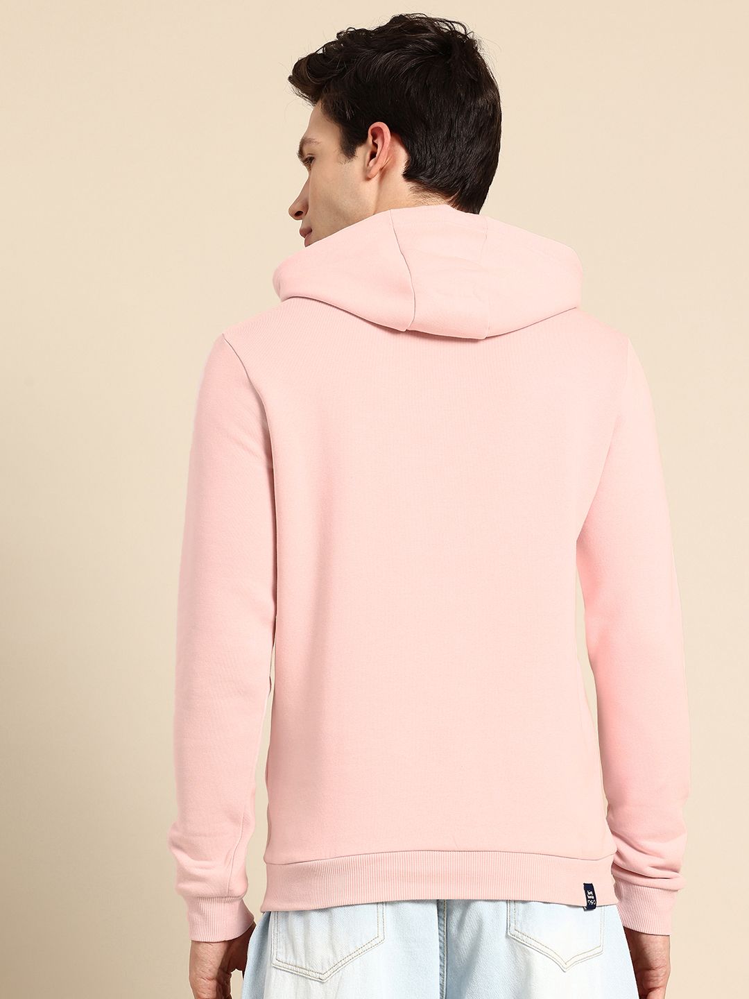 Being Human Brand Logo Printed Hooded Sweatshirt