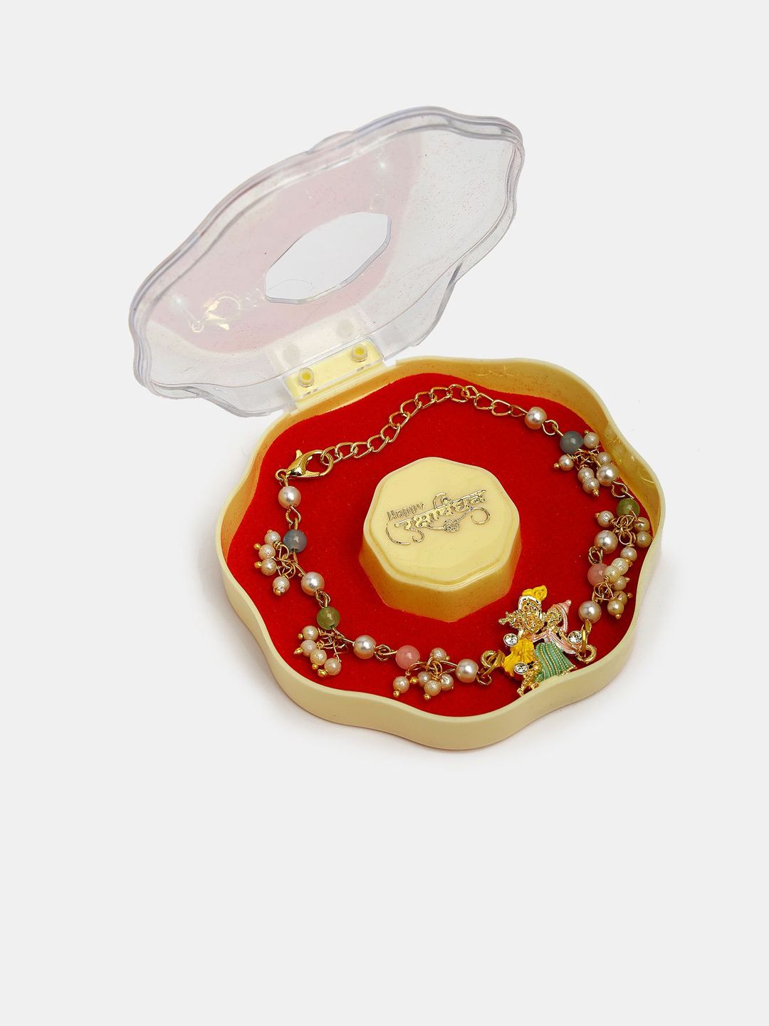 NVR Radha Krishna Bhaiya Bhabhi Rakhi With Roli Chawal