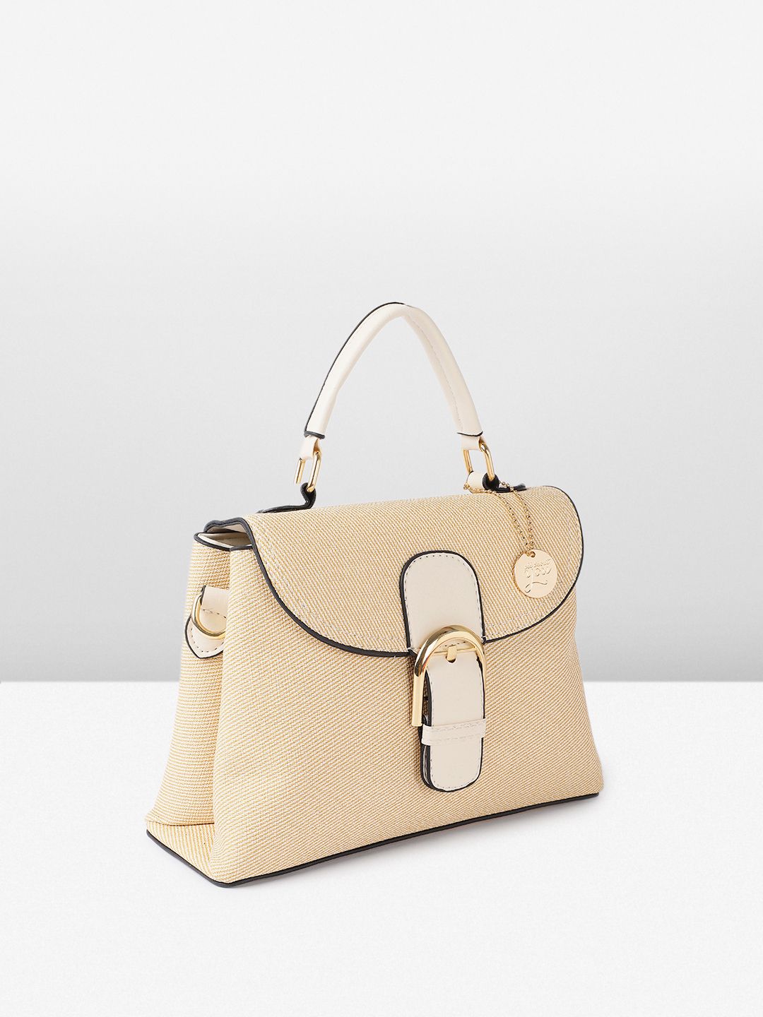 all about you Textured Structured Handheld Bag