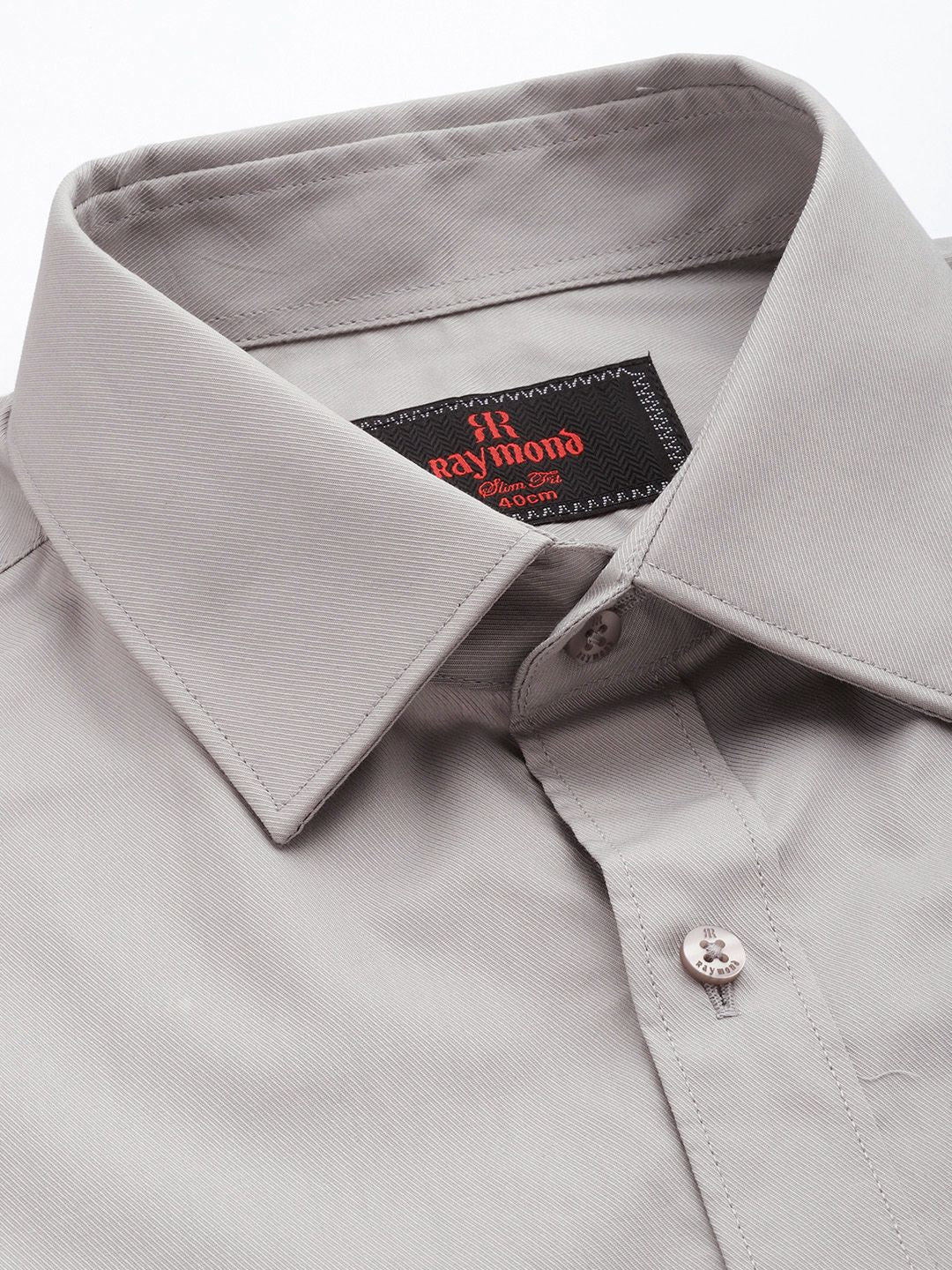 Raymond Slim Fit Opaque Pure Cotton Formal Shirt