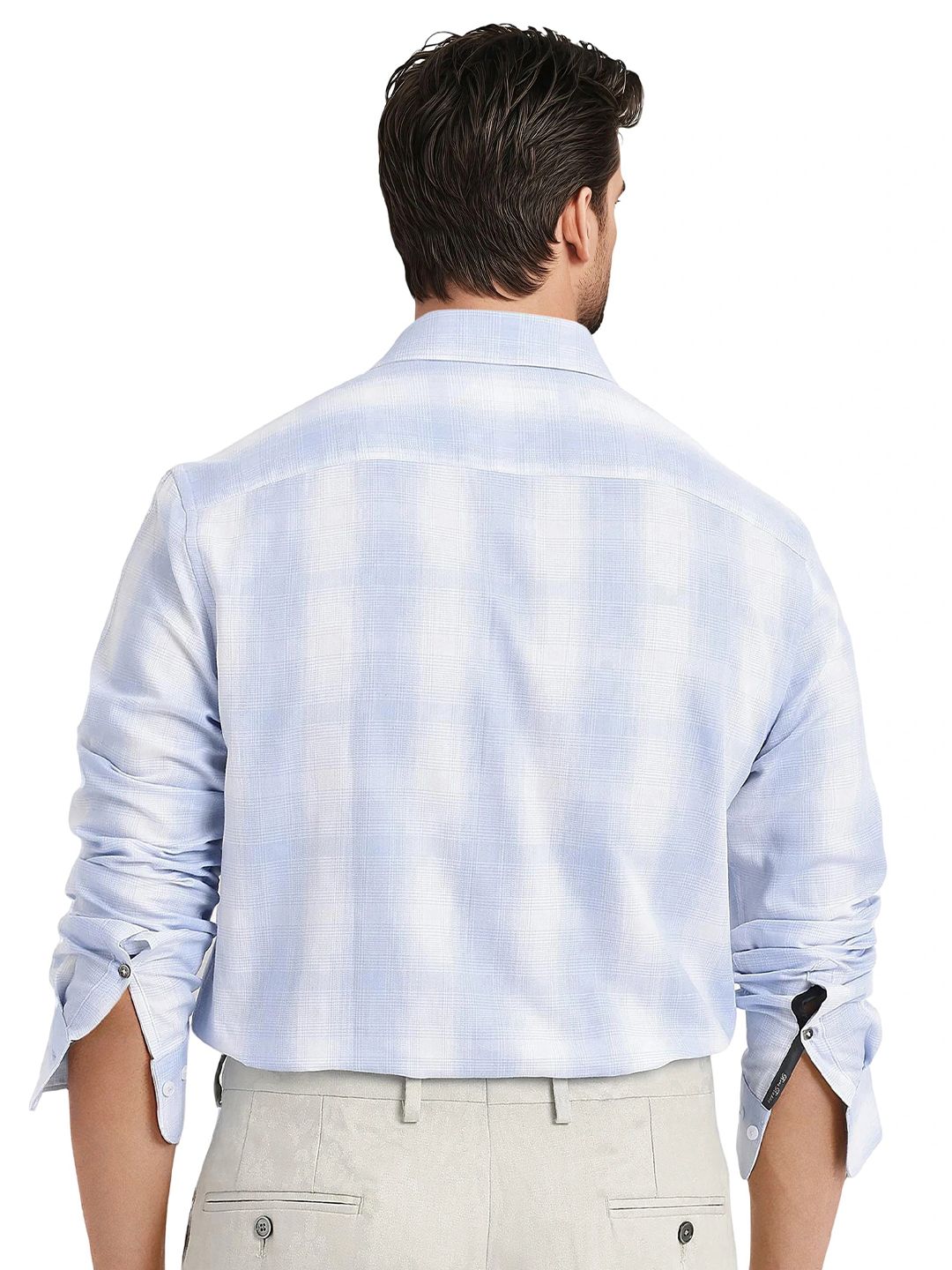 RARE RABBIT Men Cotton Comfort Opaque Casual Shirt
