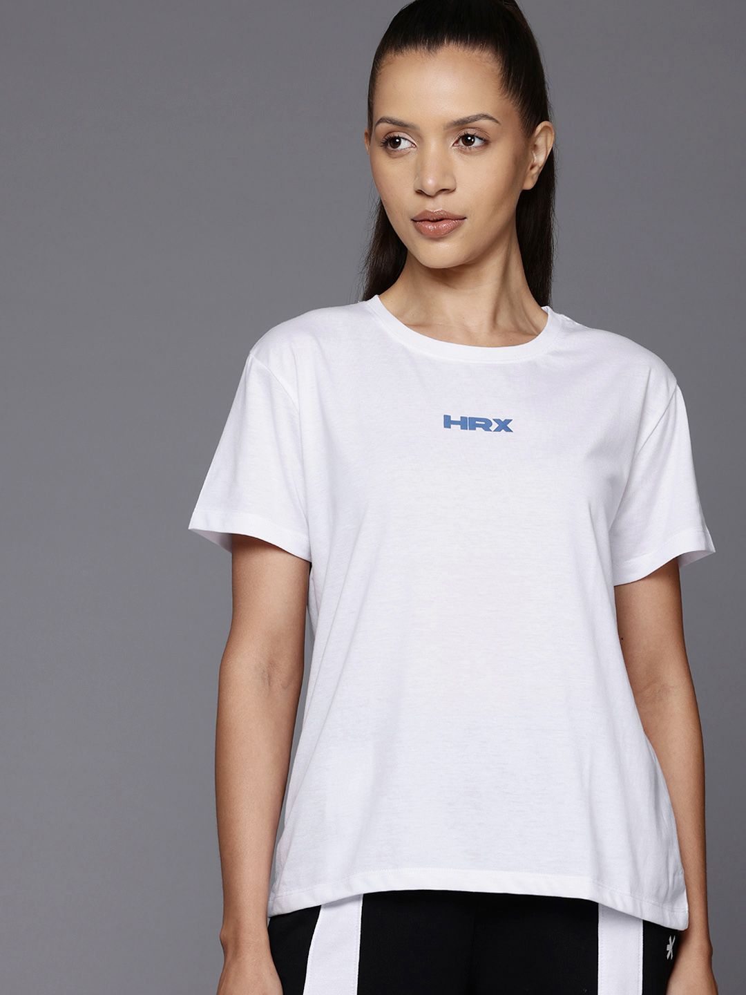 HRX by Hrithik Roshan Women Printed Relaxed Fit T-shirt